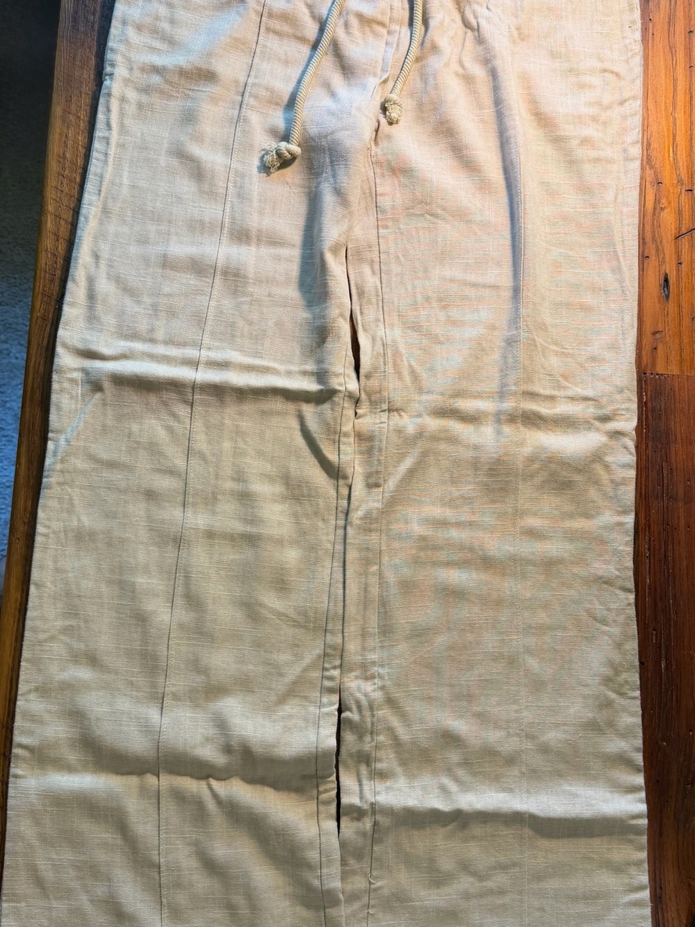 JLUXLABEL Women's Straight Leg Pants in Light Beige